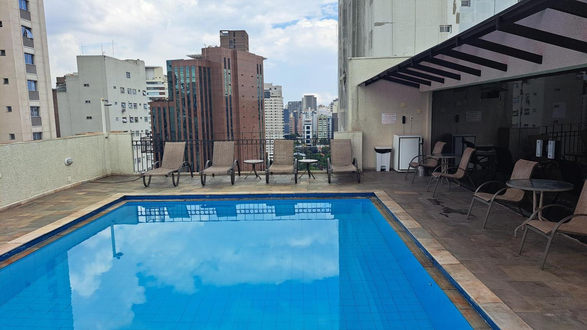 Flat Confortavel - Academia - Piscina - Garagem - Melhor Localizacao Do Itaim Bibi Sao Paulo Exterior photo